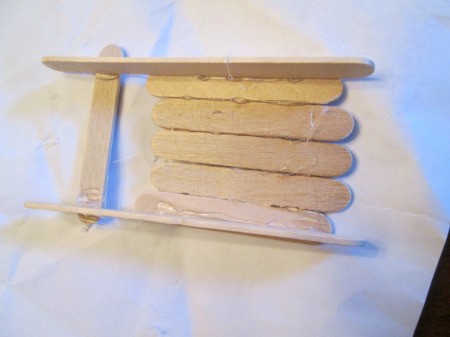 Making a Popsicle Stick Wooden Sled Ornament | My Frugal Christmas