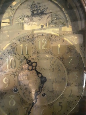 Grandfather Clock Value - face