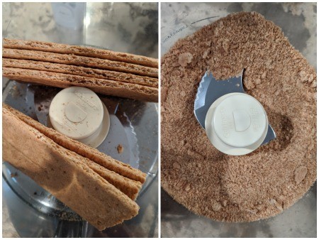 graham crackers in food processor