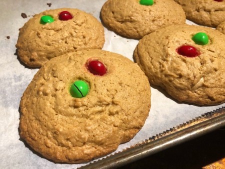 baked Peanut Butter Stuffed Cookies