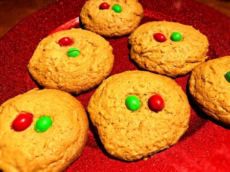 Peanut Butter Stuffed Cookies on plate