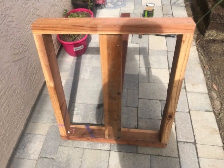 Trellis for Dragon Fruit - top  assembled