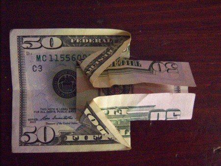 Cash Trees As Gifts - press folds