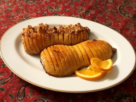 walnuts added to Butternut Squash