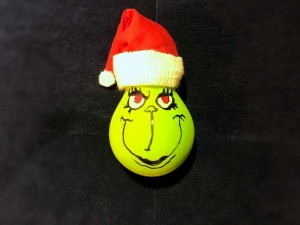 Light Bulb Grinch Ornament - Grinch light bulb ornament