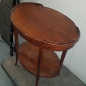 Value of a Mersman 7170 Side Table - oval table with lower shelf