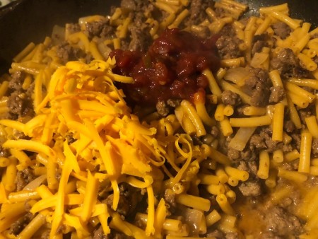 sauce added to Taco Mac n Cheese