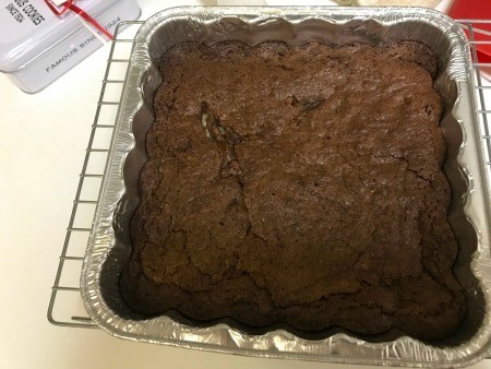 baked Brownie batter