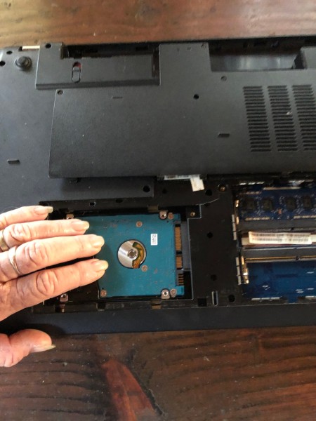 Replacing Your Laptop Hard Drive - replacing the hard drive