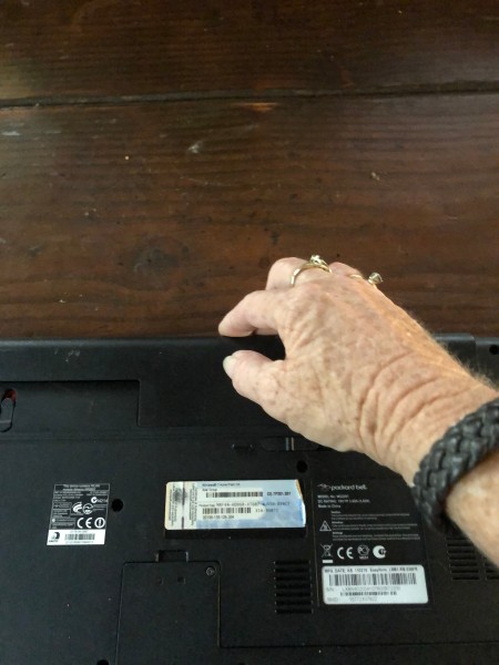 Replacing Your Laptop Hard Drive - replace the battery