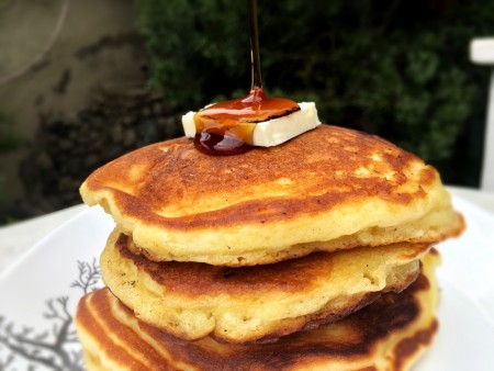 stack of Sausage-Stuffed Pancakes