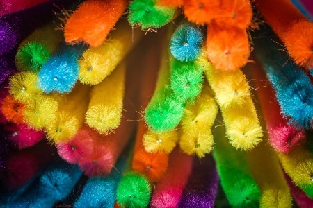 bunch of pipe cleaners