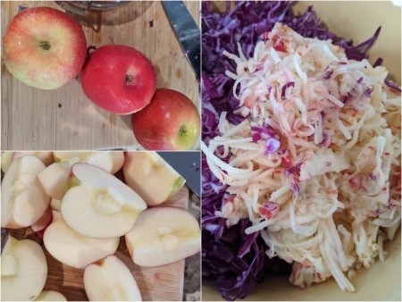 Cut & shredded Apples