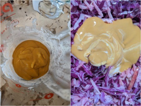 added mustard to Coleslaw