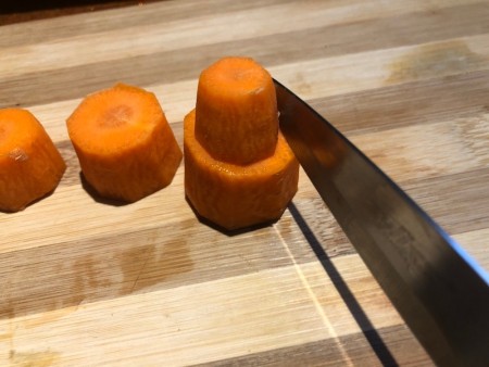 Veggie and Cheese Christmas Trees - trim to make equal sized stumps