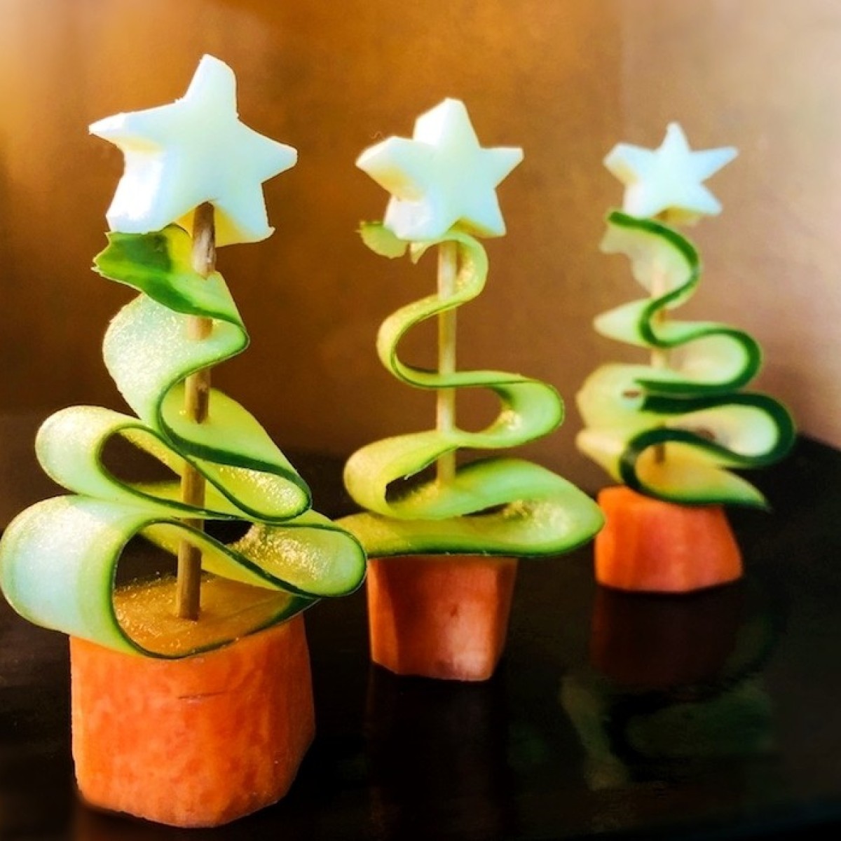 Veggie and Cheese Christmas Trees | My Frugal Christmas