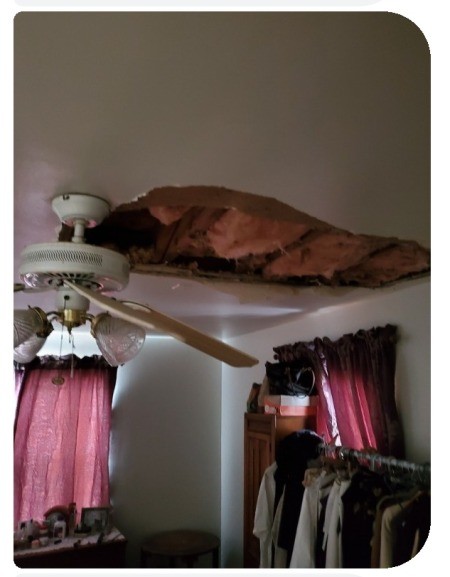 Finding Roof Repair Assistance for Seniors - falling ceiling