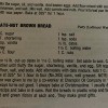 Baking Bread in a #303 Size Can - recipe book page for date nut bread