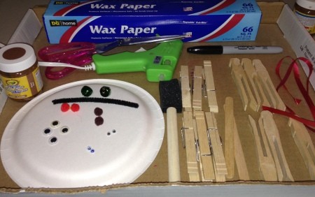 Clothespin Reindeer - supplies