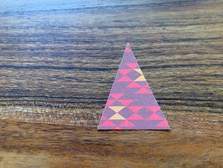 Hershey Kiss-mas Trees - paper triangle