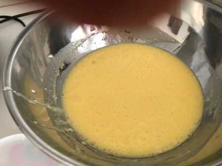blended wet ingredients