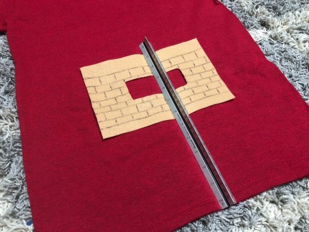 DIY Animated Christmas Hearth Shirt - fine best placement for the hearth