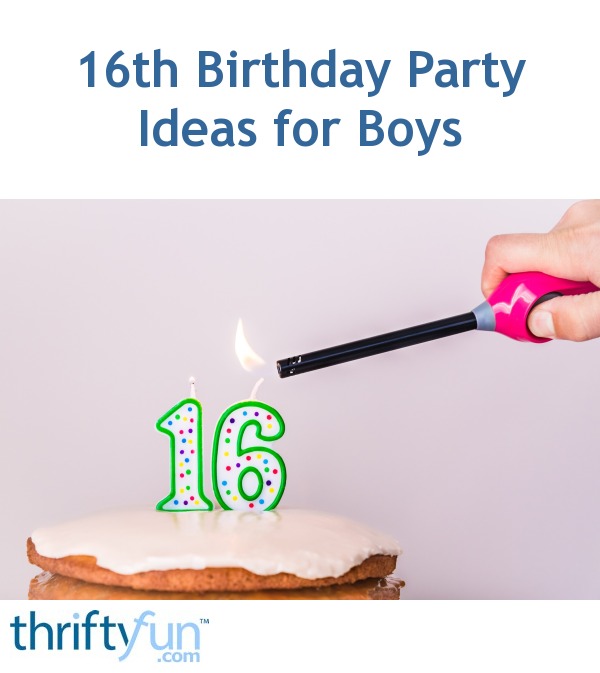 16th birthday party for a boy