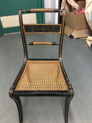 Value of Antique Chairs - chair with cane seat