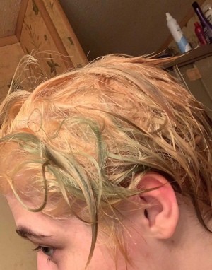 Dyeing Hair After Bleaching - green hair after bleaching