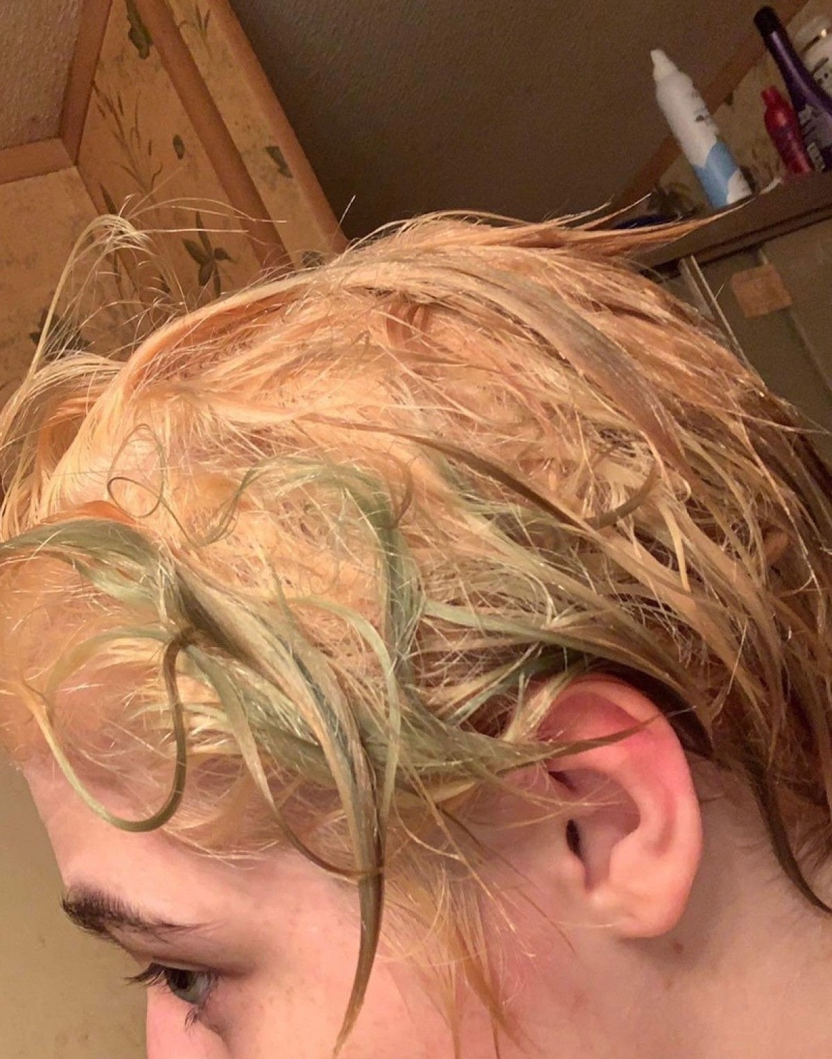 can you dye hair after bleach bath