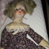 Identifying a Porcelain Doll  - older style doll in a floral dress