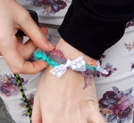 Lace Wristband - gift as a friendship bracelet