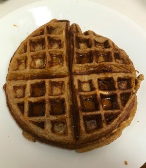 Sweet Potato Waffle on plate