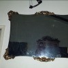 Age and Value of a Bassett Mirror - frameless mirror with decorative  floral wood or metal corners and centers