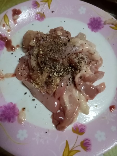 seasoned cut chicken