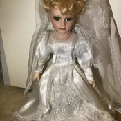 Identifying a Porcelain Doll - bride doll