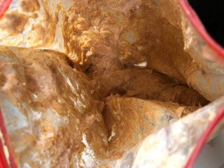 Chicken in bag with marinade