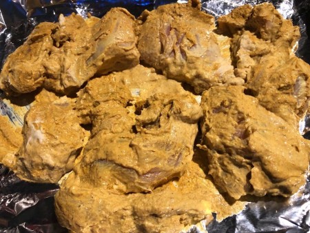 Chicken ready to bake