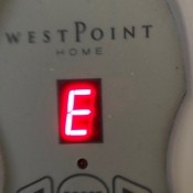 WestPoint Home Electric Blanket Error Codes