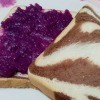 Ube (Purple Yam) Paste on bread
