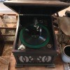 Estimated Value of a Cecelia'Antique Phonograph - tabletop phonograph in a lidded cabinet