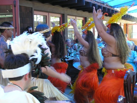 A Tahitian style wedding anniversary celebration.