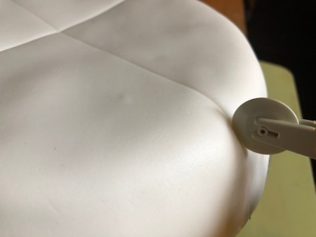 UFO Cow Abduction Cake - use fondant embosser to make lines around the cake