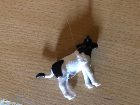 UFO Cow Abduction Cake - to make cow float wrap a few times with fishing line and secure with knots