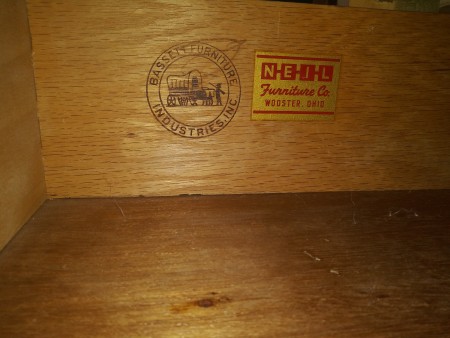 Value of a Vintage Bassett Basic Dresser