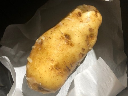 potato upside down in Air Fryer