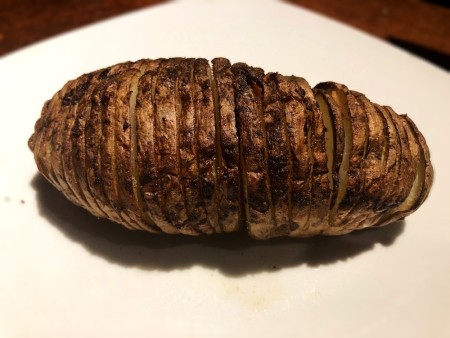 Crispy Cheesy Potato on plate