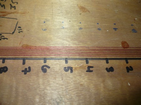 Making A Beading Loom - threading the loom