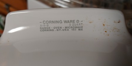 Value of a Vintage CorningWare Covered Dish