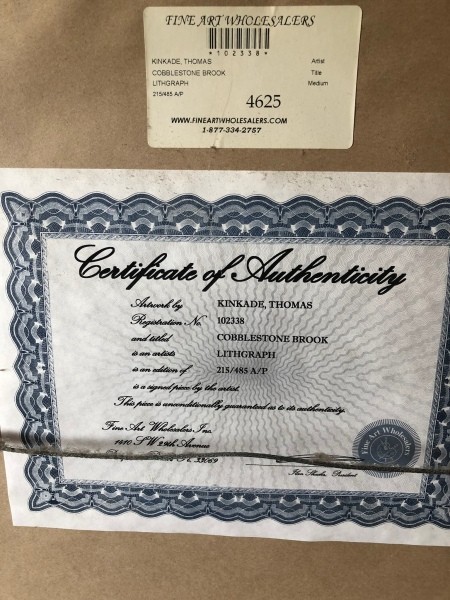 Value of Thomas Kinkade Limited Edition Prints